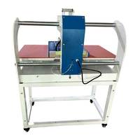 Nouvelle machine de transfert thermique semi-automatique pneumatique à double station en acier inoxydable 40x60 cm avec boîtier de commande numérique pour l'impression