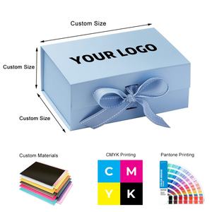 Boîtes rigides à fermeture magnétique personnalisées en gros pour extensions de cheveux, emballage de poudre libre, éponge, matériaux écologiques - Product Image 3