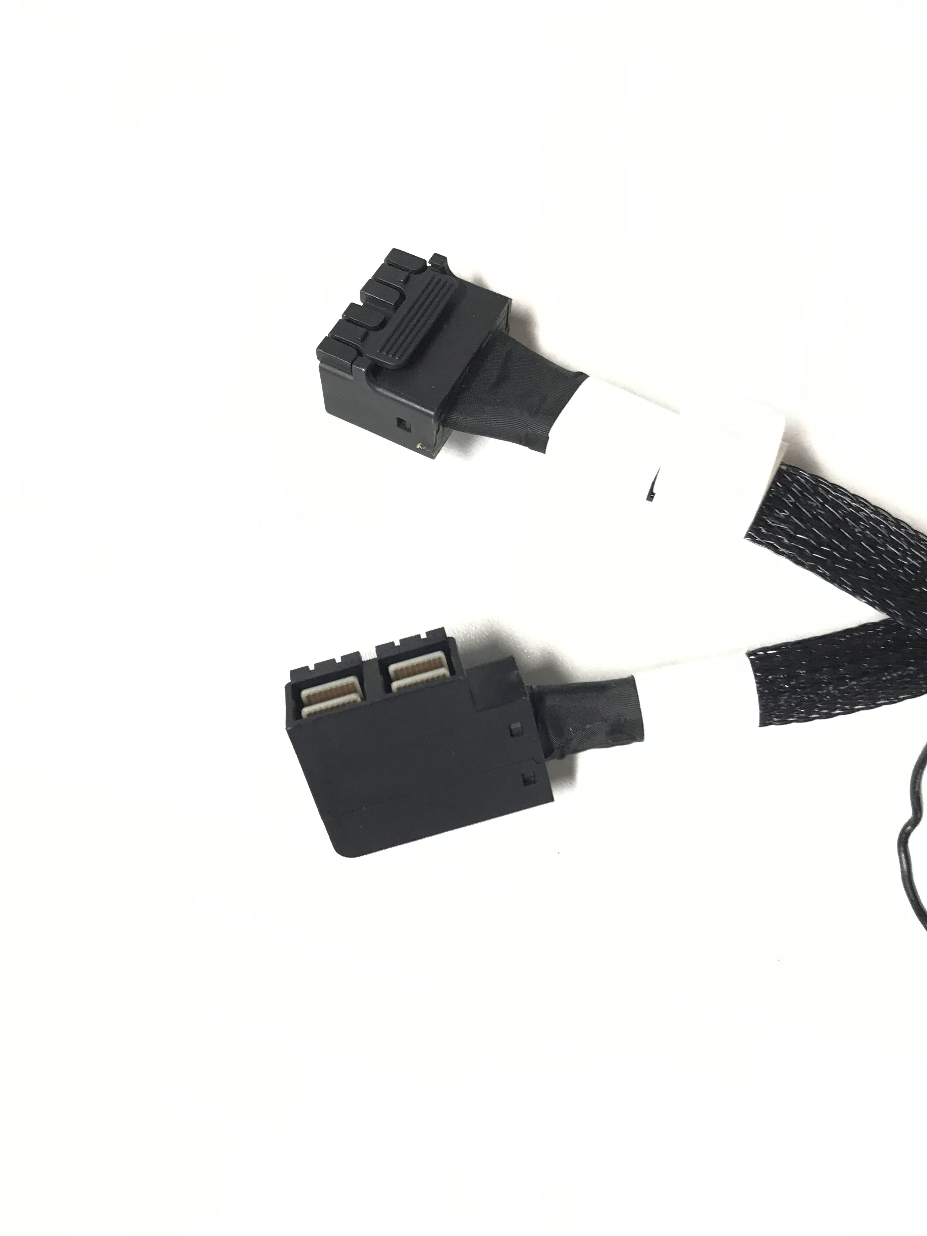 HONPNK 0.71M SFF 8643 8i to SFF 8643 8i Side Bend Cable