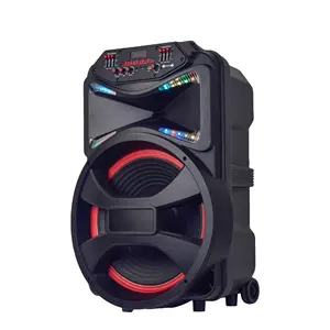 15 inch karaoke speaker professional version with microphone speakers sound professional music
