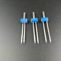 Aiguilles en acier à double aiguille pour machine à coudre épingles décor en tissu aiguilles à tricoter