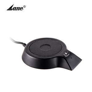 Microphone de conférence filaire USB <span class=keywords><strong>Lane</strong></span> M100 Pro, haut-parleur de chant noir en ABS pour ordinateur de bureau, interphone de fenêtre, vente chaude - Product Image 2