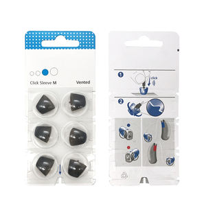 <span class=keywords><strong>Siemens</strong></span> <span class=keywords><strong>Signia</strong></span> Rexton Hearing Aid Domes Paket 6 Pcs Click Sleeve Fit Ventilasi Ear Tip Dome untuk Click <span class=keywords><strong>CIC</strong></span> ITC dan RIC Hearing Aid - Product Image 2