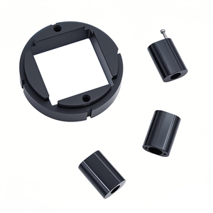 Độ chính xác cao tùy chỉnh nhôm không gỉ chiến đấu flathead vòng chìa khóa màu đen Anodizing dịch vụ - Product Image 6