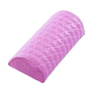 Repose-mains en cuir PU rouge, rectangulaire, portable, doux, pour manucure et pédicure, pour salon de manucure - Product Image 4