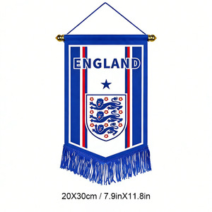 Bandera Personalizada para Equipo de Fútbol, Bandera de <span class=keywords><strong>Intercambio</strong></span> para Equipos, Decoración, Bandera de Satén, Bandera para <span class=keywords><strong>Club</strong></span> de Fútbol, para Eventos Deportivos - Product Image 4
