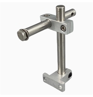 Pince croisée réglable en forme de T petit support en acier inoxydable pour la fixation de bord de garde-corps nouvelle pièce d'équipement de manutention