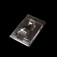 Emballage en blister pliable personnalisable en PET recyclé transparent pour outils, accessoires de quincaillerie, ciseaux
