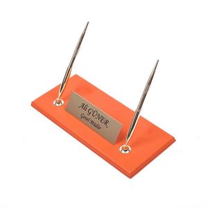 Desk <b>Name</b> <b>Tag</b> With Manager Pen Set & Pen Set Base - Product Image 6