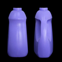 Personnalisé 2L 3L 5L Pourpre En Plastique HDPE Bouteille De Lessive pour Liquide Détergent Récipient D'emballage