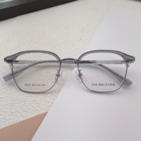 Nuevas gafas de moda con montura neutra, estilo viral de internet, decoración empresarial, versátiles para cualquier forma de rostro, modelo 9027