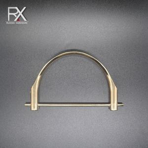 Bolso personalizado hardware metal hierro níquel Mango en forma de D apertura gran asa de anillo en D para mochila Correa bolso de hombro soporte - Product Image 4