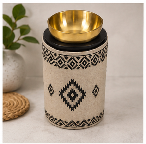 Brûleur d'encens Mubhkar en bois torsadé personnalisé pour Bakhoor et bois de santal, écologique, aromathérapie, doré, style arabe, vente en gros - Product Image 2