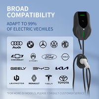 AONENG 3.5kw 7kw 11kw 22kw Chargeur de voiture électrique AC Type 2 OCPP 1.6J Wallbox CB CE CCSA Station de recharge pour véhicules électriques