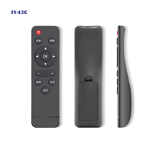 Télécommande universelle à code fixe TY-12C avec mini clavier pour téléviseurs intelligents, piles AAA, portée de 20 m