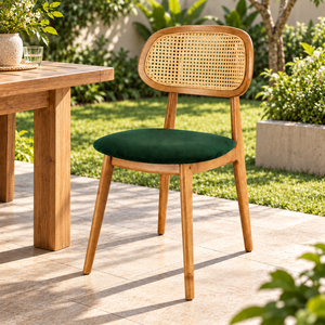 Crea un rincón de jardín elegante con una silla de teca que se integra perfectamente con la decoración exterior y la vegetación. - Product Image 6