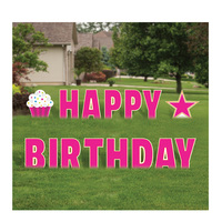 Lettres de jardin personnalisées double face en plastique ondulé PP 4mm Blank Bandit pour enseignes 18x24 avec piquets en H – Panneau de vote présidentiel