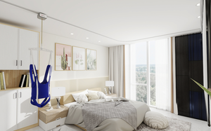 घर के स्वास्थ्य देखभाल बाथरूम और घर कार्यालय उपयोग के लिए आधुनिक एल्यूमीनियम आरामदायक रोगी लिफ्ट MD-T-200 ध्यान - Product Image 4