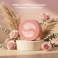 Patchs Hydrogel Anti-Poches et Anti-Cernes au Collagène, ADN de Saumon PDRN et Caféine pour les Yeux, Marque Blanche, 30 Paires