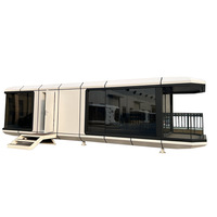 Mantianstar Ssxc Steelmark Flottant Vaisseau Spatial Folverda Capsule Maison Conteneur Maisons 100 pieds Meilleur Meublé Préfabriqué Maisons Moderne