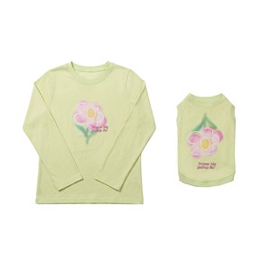 Cute Printed Cotton Vests For Owner And <b>Dog</b> Matching Set Green Spring Leisure Wear Comfortable Hand Wash Pet <b>Clothes</b> - Product Image 4