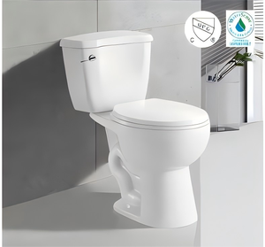 Inodoro comercial de cerámica moderno de <span class=keywords><strong>dimensiones</strong></span> estándar fácil de limpiar, vaso sanitario S-Trap de 305mm para hoteles y baños - Product Image 5