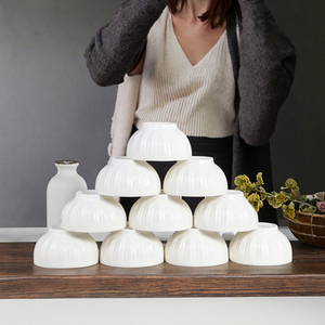 Hiện đại sáng tạo hộ gia đình gốm bộ đồ ăn-4.5 inch đánh bóng bát nhỏ dùng một lần cho gạo súp mì ăn liền mới ngay lập tức - Product Image 2