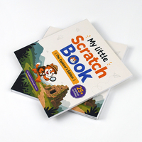 Impression de livres pour enfants à couverture souple personnalisée, reliure parfaite, A4/A5, logo et taille personnalisés, faible MOQ, impression couleur intégrale