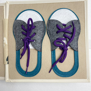 Factory Price Montessori Felt Busy Board Travel Toys Sensory Activity <b>Book</b> for Learning Fine Motor Skills Gifts for Toddlers - Product Image 2