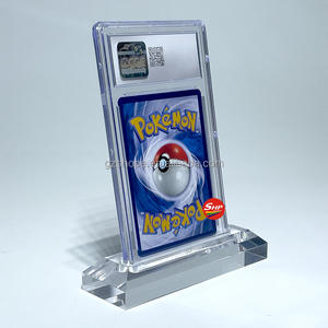 SHP ขายส่งอะคริลิคการ์ดยืนแสดงสำหรับ Pokemon TCG: <span class=keywords><strong>clefairy</strong></span> Hidden fates 39/68/Reverse Holo PS การ์ดปกป้องยืน - Product Image 4