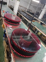 Nouveau produit : Piste de danse LED Abyss de forme ronde, caméra rotative pour fête, photomaton à 360 degrés, piste de danse LED 3D