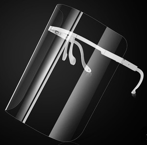 Los anteojos de seguridad enmarcan un protector facial de plástico para evitar la protección de la saliva y anteojos - Product Image 3