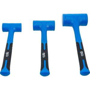 BGS Dead Blow Hammer Set Cabeza blanda Ø 47 / 55 / 65 mm 450 / 765/1275 G 3 uds. - Product Image 4