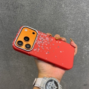 Étui de téléphone magnétique en fibre de carbone tendance pour iPhone 18 13 14 15 16 17 Pro Max 17 Air, coque rigide antichoc ultra-fine en PC - Product Image 6