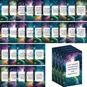 Tarjetas de afirmación de motivación y gratitud personalizadas al por mayor con patrones personalizados y contenido para motivarse a uno mismo - Product Image 4