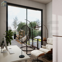 Maisonnette modulaire en conteneur maritime à deux étages avec terrasse sur le toit, design luxueux, préfabriquée, 3 chambres, idéale pour Airbnb