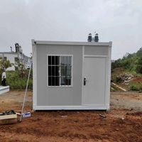 Maison conteneur pliable de type X avec aménagement d'espace flexible pour les projets de construction, l'hébergement du personnel et les bureaux à distance