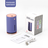 Mini humidificateur d'air portable 150 ml, petit humidificateur de bureau alimenté par USB pour la maison, la chambre, la voiture, les voyages, l'hôtel