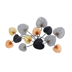 Luxury <strong>Large</strong> Leaves Modern Home Living Room Decoration Wrought Iron Rectangle Metal <strong>Wall</strong> Hanging <strong>Decor</strong> Art Sculpture - Product Image 6