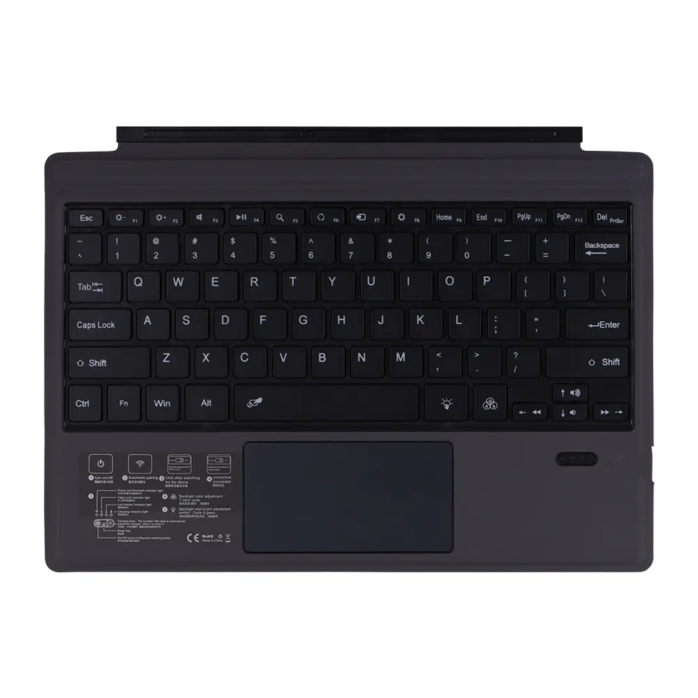 For Surface Go 2 Wireless Keyboard Wireless Trackpad Surface Go Keyboard Case