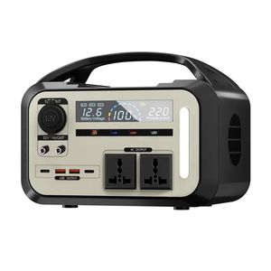 สถานีไฟฟ้าพกพา 600W 220V, เครื่องกำเนิดพลังงานแสงอาทิตย์ LiFePO4 พร้อมระบบ MPPT สำหรับตั้งแคมป์ ใช้ในบ้าน และสำรองไฟฉุกเฉิน - Product Image 1