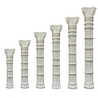 Colonnes romaines en plastique ABS de style moderne, moules de construction, piliers creux en béton pour la décoration de la maison