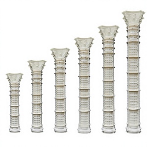 Moldes de Plástico ABS de Estilo Moderno para Columnas Romanas, Pilares de Hormigón Huecos para Decoración de Casas - Product Image 1
