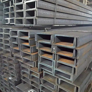 Canal C de Acero al Carbono de Tamaño Personalizado a Precio Bajo al por Mayor para Construcción con Servicios de Corte, Soldadura y Doblado, Grados Q235B/Q345B - Product Image 1