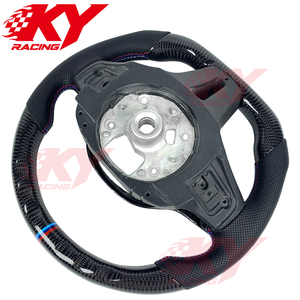 พวงมาลัยคาร์บอนไฟเบอร์สไตล์รถแข่งสำหรับ BMW 540i G30 G20 M4 M5 F90 M8 X3 X5 430i F40 F44 F97 340i F98 F95 G01 G06 G07 M3 - Product Image 3