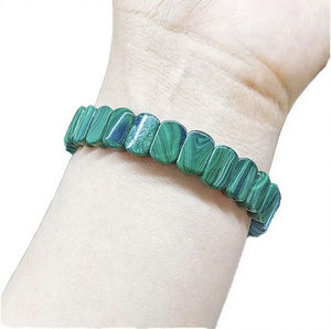 Bracciale in Cristallo di Avventurina Viola Naturale 2026, Bracciale in Avventurina Viola, Giada Viola, Pietra del <span class=keywords><strong>Pavone</strong></span> Viola Ghiaccio Lavanda - Product Image 1