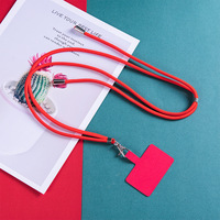 Cordon Universel en Nylon pour Téléphone Portable, Lanière Réglable en Bandoulière avec Patch d'Attache Couleur