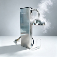 Refroidisseur de verres commercial en acier inoxydable 12L 100W 220V, congélateur instantané pour verres à bière, refroidisseur de tasses à cocktail CO2 pour bar
