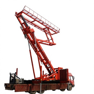 <b>Truck</b> Mounted Hydraulic Aerial Lift <b>Platform</b> Electric with Engine for Roof Works OEM Available - Product Image 1