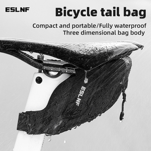 ESLNF – sac de selle de vélo durable, léger, imperméable, sac arrière pour vélo de montagne, sac de cyclisme sur route - Product Image 1